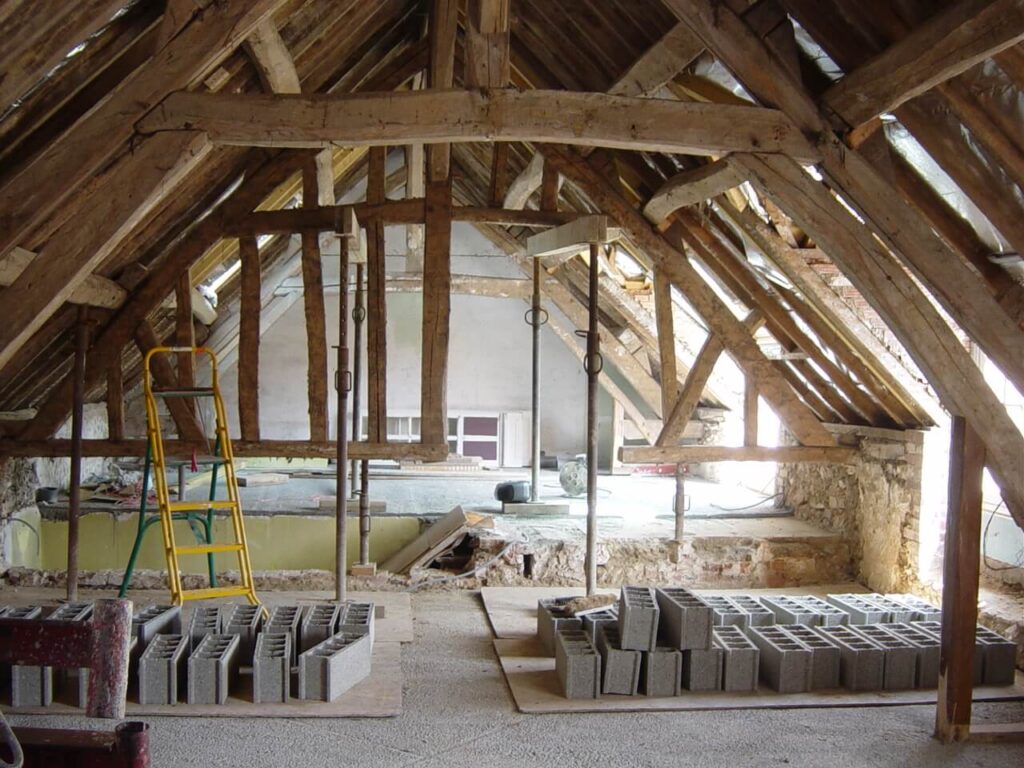 Rénovation sous-pente comble