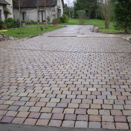 Maçonnerie générale Eure-et-Loir et Yvelines - pavés - Martin Bâtiment